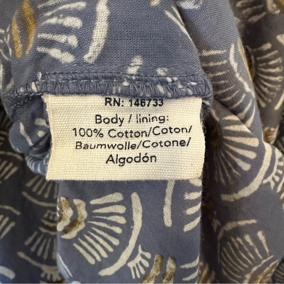 MIRTH-CAFTAN SeaShell Handmade Edition Textile Mini Dress (Size:Small) - Picture 15 of 16